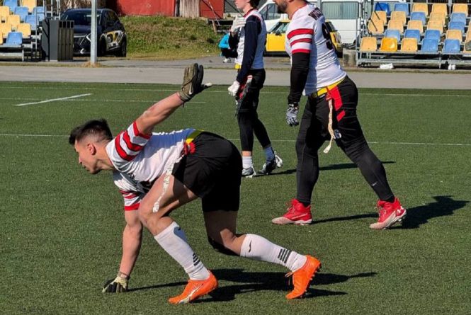 «Вінницькі вовки» вийшли в лідери конференції чемпіонату Польщі з флаг-футболу